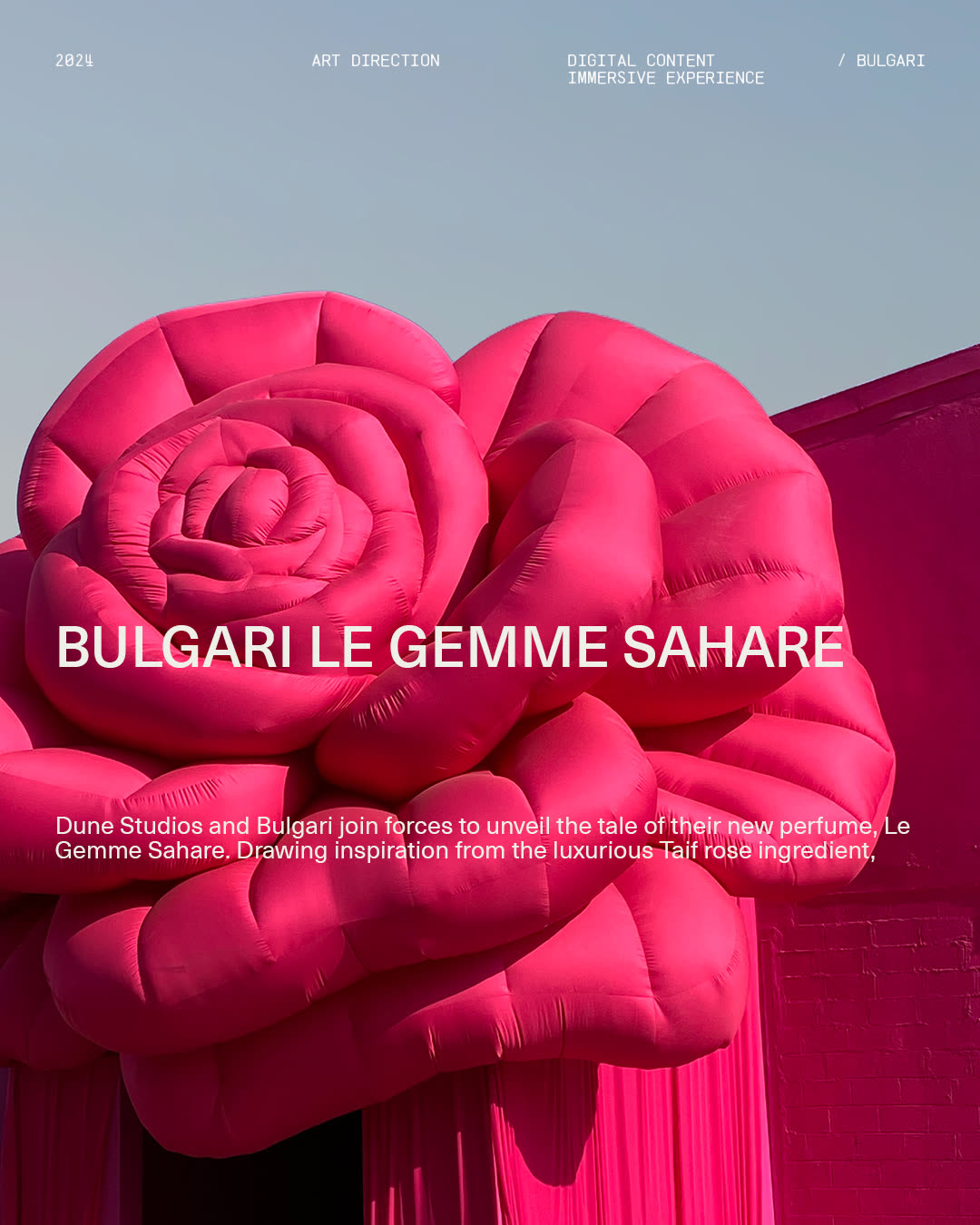 Bulgari Le Gemme Sahare: A Desert Pop-Up That Started as Pixels