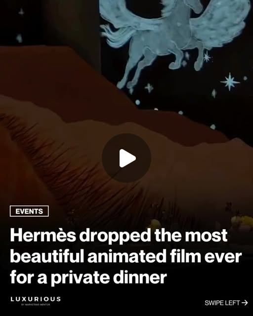 Luxurious: our animated dinner film